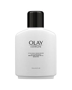 Face Moisturizer by Olay, Complete All Day Moisturizer With Sunscreen Broad Spectrum SPF 15 - Sensitive, 4 fl. Oz, 1 unit
