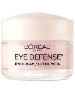 L'Oreal Paris Dermo-Expertise Eye Defense Eye Cream with Caffeine and Hyaluronic Acid, For All Skin Types, 0.5 oz