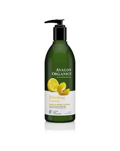 Avalon Organics Hand & Body Lotion, Refreshing Lemon, 12 Oz