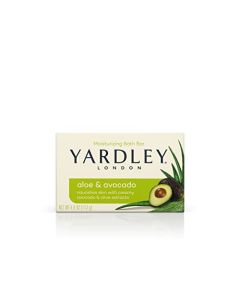 Yardley London Aloe & Avocado Naturally Moisturizing Bath Bar, Botanical Aloe & Avocado, 4 Ounce