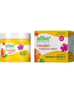 Alba Botanica Hawaiian Moisture Cream, Smoothing Jasmine & Vitamin E, 3 Oz