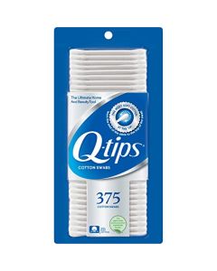Q-tips Cotton Swabs For Hygiene and Beauty Care Original Cotton Swab Made With 100% Cotton 375 Count