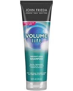 John Frieda Volume Lift Lightweight Shampoo for Natural Fullness, 8.45 Ounces, Safe for Colour-Treated Hair, Volumizing Shampoo for Fine or Flat Hair