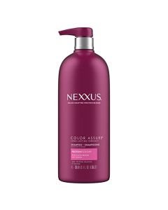 Nexxus Color Assure Sulfate-Free Shampoo with ProteinFusion For Color-Treated Hair for Enhanced Color Vibrancy, Silicone Free Shampoo with Pump 33.8 oz