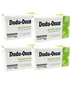 Dudu-osun, African Black Soap, 100% Pure, 150g. (Pack of 4)