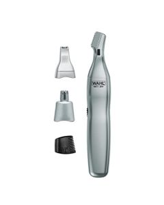 Wahl Men’s Nose Hair Trimmer, for Eyebrows, Neckline, Nose & Ear Hair, Precision Detail Trimming with Interchangeable Heads, Battery Included - Model 5545-400