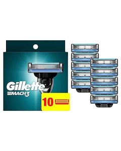 Gillette Mach3 Mens Razor Blade Refills, 10 Count