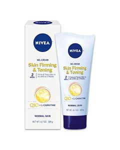 NIVEA Skin Firming and Toning Body Gel Cream with Q10, Firming Body Cream, Moisturizing Skin Cream, 6.7 Oz Tube