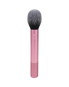 Real Techniques Ultra Plush Blush Makeup Brush, For Loose, Cream, or Pressed Blush, Rosy Glow Cheeks, Fluffy Powder Brush, Aluminum Ferrules, Synthetic Bristles, Vegan & Cruelty Free, 1 Count