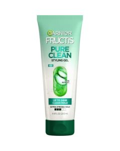 Garnier Fructis Style Pure Clean Styling Gel 6.8 Fl Oz, 1 Count, (Packaging May Vary)