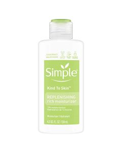 Simple Kind to Skin Face Moisturizer For Sensitive Skin Replenishing Rich 12-Hour Moisturization for All Skin Types 4.2 oz