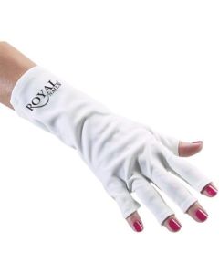 ROYAL NAILS ANTI UV GLOVES FOR UV LIGHT/LAMP NAIL DRYER ONLY NAIL EXPOSED