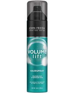 John Frieda Volume Lift Hairspray for Fine or Flat Hair Safe for Color-Treated Hair Volumizing Hair Nourishing Spray with Air-Silk Technology 10 Ounces