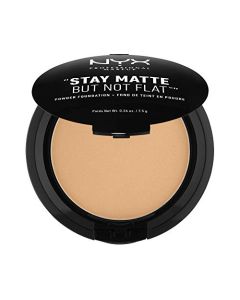NYX PROFESSIONAL MAKEUP Stay Matte But Not Flat Powder Foundation, Soft Beige