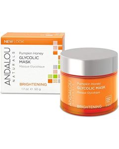 Andalou Naturals Brightening Mask, Pumpkin Honey Glycolic, 1.7 Ounce