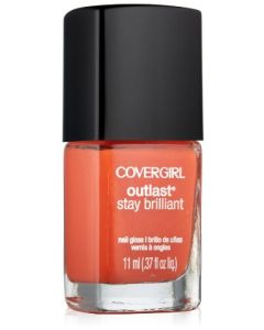 Covergirl Outlast Stay Brilliant Nail Gloss, Go-go Mango 245, 0.37 Ounce
