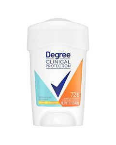 Degree Clinical Protection Antiperspirant Deodorant 72-Hour Sweat & Odor Protection Summer Strength Antiperspirant for Women 1.7 oz