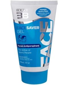 Neat Feat 3B Face Saver Antiperspirant Gel for Facial Perspiration & Shine, White and Blue, 1.76 Fl Oz