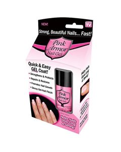 Ontel Armor Nail Gel, Pink, 0.45 Fl Oz, As Seen on TV