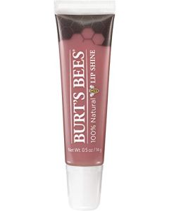 Burt's Bees Mothers Day Lip Gloss Gifts for Mom, Moisturizing Lip Shine for Women, 100% Natural, Blush, 0.5 Oz