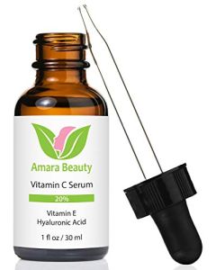 Vitamin C Serum for Face 20% with Hyaluronic Acid & Vitamin E, 1 fl. oz.