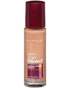 Maybelline New York Instant Age Rewind Radiant Firming Makeup, Tan 340, 1 Fluid Ounce