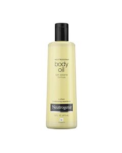 Neutrogena Body Oil Light Sesame Formula, Dry Skin Moisturizer & Hydrating Body Massage Oil, for Radiant & Healthy Looking Glow, Nourishing Bath Oil for Sheer Moisture, 16 fl. oz