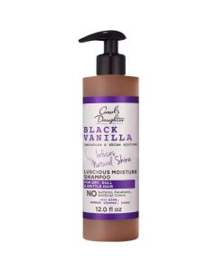 Carol’s Daughter Black Vanilla Sulfate Free Shampoo for Curly, Wavy, Natural Hair, Adds Moisture & Shine to Dry, Damaged Hair- Made with Shea Butter, Aloe and Rosemary, 8 fl oz