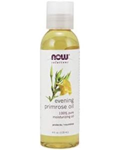 NOW Solutions, Evening Primrose Oil, 100% Pure Moisturizing Oil, with Essential Fatty Acids 4-Ounce