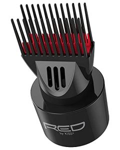 Red by Kiss Universal Detangling Blow Dryer Hair Styling Pik – Compatible with all Hair Dryers