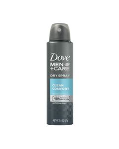 Dove Men+Care Dry Spray Antiperspirant Deodorant, Clean Comfort, 3.8 oz
