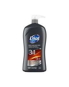 Dial Men 3in1 Body, Hair and Face Wash, Ultimate Clean, 32 fl oz