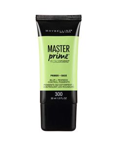Maybelline New York Face Studio Master Prime Face Primer Makeup Base, Blur + Redness Control, 1 Count