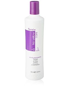 Fanola No Yellow Shampoo 11.8 oz - Color Depositing Purple Shampoo for Blonde, Silver, Gray, and Highlighted Hair - Anti Brass Shampoo Toner to Remove Yellow Tones & Brassiness from Bleached Hair