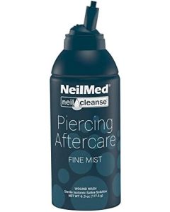 NeilMed NeilCleanse Piercing Aftercare, Fine Mist, 6.3 Fluid Ounce