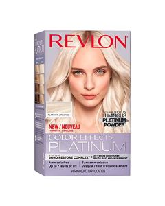 Permanent Hair Color by Revlon, Permanent Hair Dye, Color Effects Highlighting Kit, Ammonia Free & Paraben Free, 60 Platinum, 8 Oz, (Pack of 1)
