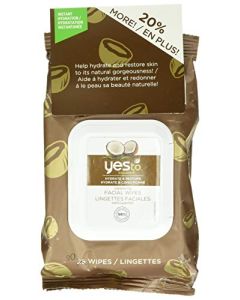 Yes To Coconut Hydrate & Restore Cleansing Facial Wipes, 30 Count