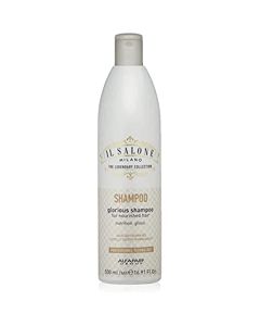 Il Salone Milano Professional Glorious Shampoo for Dry to Damaged Hair - Nourishes, Restores and Adds Shine - Premium Quality - 16.91 Fl. Oz / 500ml