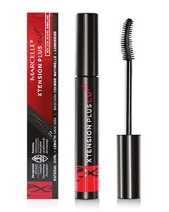 Marcelle Xtension Plus Curl Mascara, Black, Curling, Lengthening, Eye-Wided Look, Fragrance-Free, Hypoallergenic, Cruelty-Free, Ophtalmologist Tested, 0.28 Fl. Oz.
