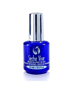 Seche Vive Gel Effect Top Coat 0.5oz, boxed