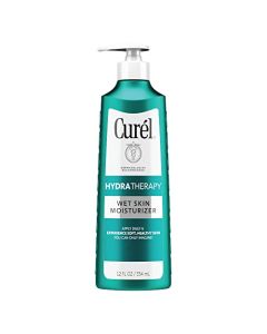 Curél Hydra Therapy In Shower Lotion, Wet Skin Moisturizer for Dry or Extra-dry Skin, with Advanced Ceramide Complex, for Optimal Moisture Retention, 12 Ounce