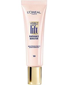 L'Oreal Paris Makeup Visible Lift Radiance Booster, skincare-based primer, 24hr hydration, instantly brightens, smoothes and evens skin, radiant finish, enriched with nourishing oils, 0.84 fl; oz.
