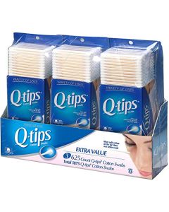 Q-TIPS SWABS Cotton Club ct, 625 Count, (Pack of 3)