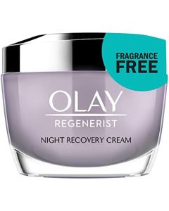 Olay Regenerist Night Recovery Cream Face Moisturizer, Fragrance Free, 1.7 oz