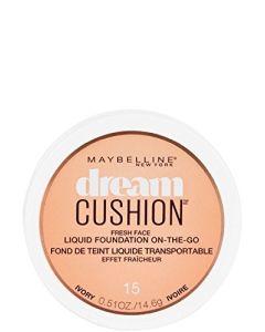 Maybelline New York Dream Cushion Fresh Face Liquid Foundation, Ivory, 0.51 Ounce