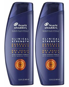 Head and Shoulders Anti Dandruff Clinical Strength, Seborrheic Dermatitis Shampoo, 3.5 Fl Oz (Pack of 2)