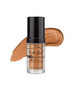 L.A. Girl Pro Coverage Liquid Foundation, Tan, 0.95 Fl Oz