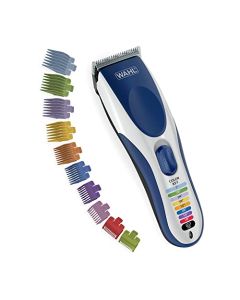 Wahl Color Pro Cordless Rechargeable Hair Clipper & Trimmer – Easy Color-Coded Guide Combs - for Men, Women, & Children – Model 9649P