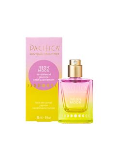 Pacifica Beauty, Neon Moon Spray Perfume, Sandalwood, Jasmine, Smoky Cardamom Notes, Natural + Essential Oils, Gifts for Her, Vegan + Cruelty Free