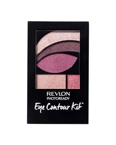 Revlon PhotoReady Eye Contour Kit, Eyeshadow Palette with 5 Wet/Dry Shades & Double-Ended Brush Applicator, Romaticism (540), 0.1oz